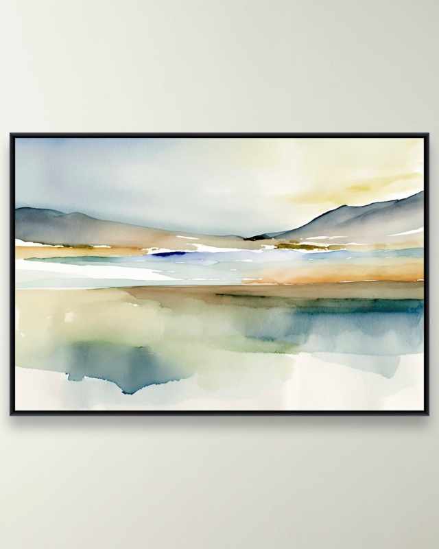 "Hillside Haven 1" Framed Giclee